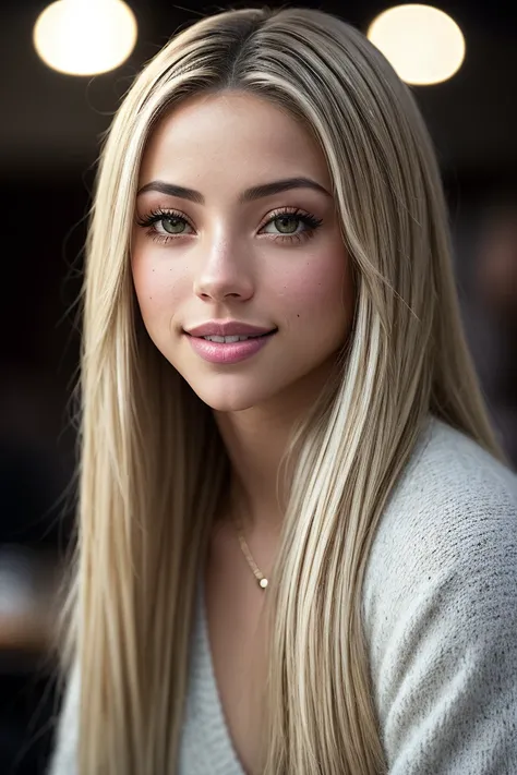 photo of beautiful (charlyj0rdan-130:0.99), a woman in a (tavern:1.1), perfect hair, wearing (cashmere:1.2), modelshoot style, (extremely detailed CG unity 8k wallpaper), professional majestic (photography by nan goldin:1.1), (Sony a7C Mirrorless Camera), 24mm, exposure blend, hdr, faded, extremely intricate, High Detail, Sharp focus, dramatic, soft cinematic light, (looking at viewer), (detailed pupils), cute smile, 24mm, 4k textures, soft cinematic light, adobe lightroom, photolab, elegant, ((((cinematic look)))), soothing tones, insane details, hyperdetailed, low contrast, sfw