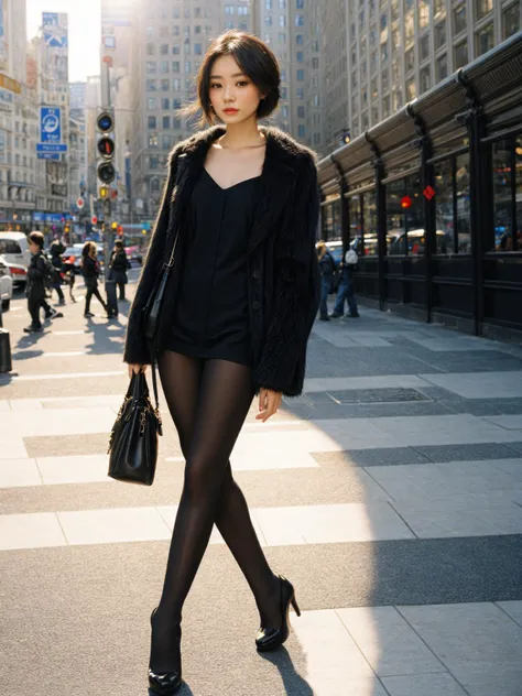 [Beautiful girl in the city with interesting modern outfit], (full body:1.4) with detailed skin (highly detailed), dramatic pose, interesting composition, natural illumination, rich shadows, shallow depth of field, realistic bokeh, exquisite details, high-resolution, 35mm film, timeless elegance, 35mm photography, natural blurry, (HIGH-RESOLUTION RAW photo), (realistic, hyper-realistic:1.3), pristine, intricately detailed, flamboyant masterpiece, ultra- high definition, high resolution, (impeccable shadow), <lora:FilmVelvia2:1>, <lora:more_details:1>