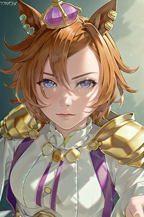 ((photorealistic)), HDR, masterpiece, high resolution, cinematic photography, cinematic still shot, hyperrealistic, best quality, extremely detailed, original, dynamic posture, dynamic angle, full body, trending on Artstation, trending on Pixiv
umamusume, 1girl, <lora:opera o:0.8>, short curvy hair, orange hair, orange animal_ears, purple eyes, hair ornament, wearing a little crown, in splendid gown,
The background is a splendid palace