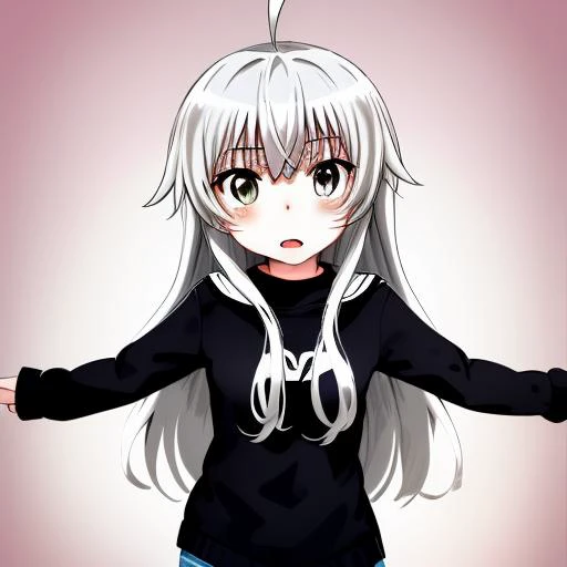 <lora:Nyaruko:1>, 1 girl; silver hair, long hair, long sleeves, masterpiece, ahoge, haiyore! nyaruko-san, cute, angry,
