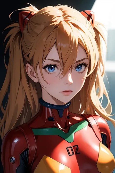 (masterpiece, best quality), 1girl, beautiful face, beautiful body, <lora:souryuu_asuka_langley:1> souryuu_asuka_langley, plugsuit, bodysuit, interface headset, red bodysuit, hair between eyes, pilot suit