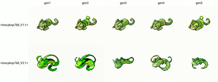 green snake, gen1 <lora:pksp768_V1:1>