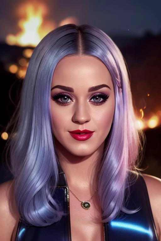 <lora:katyperry-06:0.4>, katyperry, photo of a woman, ((outdoors, fire, city, at night)),((police badge, police uniform)) smiling, (lipstick, blush, eye shadow), ((best quality, masterpiece, extreme details, high resolution):1.2),((detailed eyes, beautiful eyes, detailed face, beautiful face):1.2)