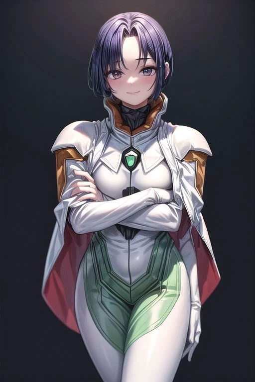 best quality, ultra-detailed, (1girl, solo, <lyco:miang-v1:1>,miang hawwa, gebler-uniform, seductive smile, Narrow eyes, from below, trying to trample), dark background