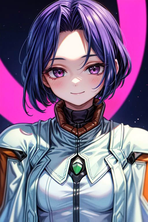 best quality, ultra-detailed, (1girl, solo, <lyco:miang-v1:1>,miang hawwa, gebler-uniform, Brutal smile, Narrow eyes), dark background