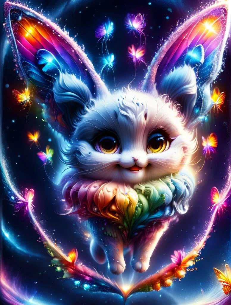 Magical Forest scenery,looking at the viewer, ultra realistic extremely detailed, 1girl, realistic highly detailed colorful field of flowers, (soft particles of fractal energy:1.3), depth of filed, (neon light particles:1.1), ultra-detailed,extremely delicate cute and beautiful,masterpiece,best quality, cinematic angle, cinematic lights, vibrant, vivid color,movie lens,movie special effects,detailed details,HDR,UHD,32K,concept art, magical scenery at daylight, (colorful butterflies:1.6), (full body:1.9), sharp focus, intricate details, iluminated by bright colors, (colorful flowers:1.3), (colorful particles:1.3), soft skin, (adorable look:1.8)(glowing tones:1.6)(kawai uwu:1.9),(glitter tones:1.2), playful, happy, cheerful, beautiful, <lora:ral-fntsyrlms-sdxl:1> ral-fntsyrlms <lora:ral-dstgrtptrn-sdxl:1>ral-dstgrtptrn