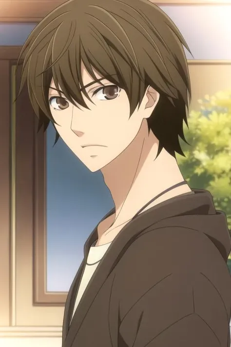 masterpiece, best quality, photorealistic, 1boy, solo, male focus, looking at viewer, upper body, , , , <lora:yuu_yanase:0.74>, yuu_yanase, brown hair, brown eyes