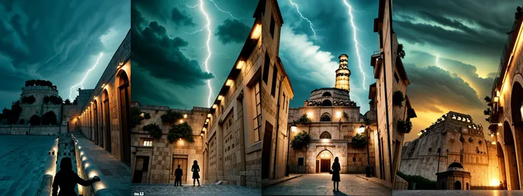 1girl, looking up a high tower,((((((((bab3lt0we)))))))),
Torre di Babele, tower of babele,
Absurdres ,Illustration, Intricate details, building, scenery, outdoors, city, cityscape, ruins, landscape, Apocalypse, lightning, spectacular sky
<lora:BG_Enhance:0>
<lora:LCM_LoRA_Weights_SD15:1>
