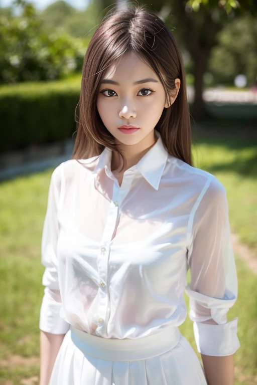 (ulzzang-6500-v1.1:0.8), best quality, ultra high res, (photorealistic:1.4), cinema light, depth of field ,beautiful face, (PureErosFace_V1:0.3),an extremely delicate and beautiful, extremely detailed ,CG ,unity ,8k wallpaper, Amazing, finely detail, masterpiece,best quality, best quality, 1girl, beautiful detailed girl, extremely detailed eyes and face, beautiful detailed eyes,(small hips:1.3), (small breast:0.3),((white collared shirt)),((white skirt)),((delicate skirt)),((delicate shirt)),
<lora:japeneseteacherv1.1:1>,japeneseteacher