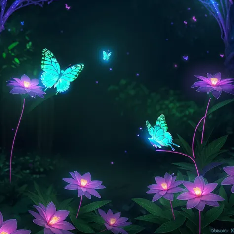 glass butterfly, on neon flower in enchanted forest, ultra detailed, realistic, ral-dissolve, vivid colors, volumetric lighting, <lora:å¤ç»´è¡å°çº¸èºæ¯_v1.0:0.5>