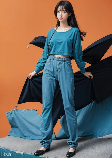 parameters
(1girl:1.1),moyou,solid background,orange background,blue clothes,(full body:1.1),
Negative prompt: (dedicated_to_artificial_humans:1.2),
Steps: 50, Sampler: DDIM, CFG scale: 7, Seed: 4064092771, Size: 912x1280, Model hash: 0b9e46a0b0, Model: 墨幽人造人_v1040, Denoising strength: 0.2, Clip skip: 2, ADetailer model: face_yolov8n.pt, ADetailer confidence: 0.3, ADetailer dilate/erode: 32, ADetailer mask blur: 4, ADetailer denoising strength: 0.4, ADetailer inpaint only masked: True, ADetailer inpaint padding: 32, ADetailer use inpaint width/height: True, ADetailer inpaint width: 768, ADetailer inpaint height: 768, ADetailer version: 23.7.11, Hires upscale: 2, Hires upscaler: 8x_NMKD-Superscale_150000_G, TI hashes: "dedicated_to_artificial_humans: d35c23c55570", Version: v1.5.1, Hashes: {"embed:dedicated_to_artificial_humans": "d35c23c555", "model": "0b9e46a0b0"}