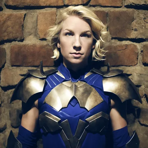 <lora:CourtneyMiller:1>, 1girl, Courtney Miller, solo, blonde hair, realistic, adventuring, cautious, armor, upper body, jewelry, in a dungeon <lora:dungeon_v2.0:0.8>