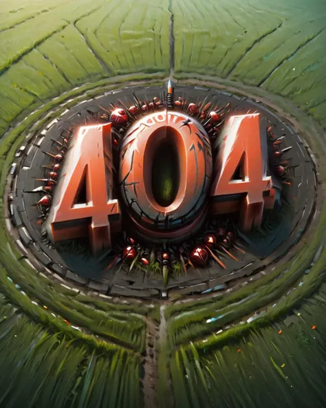 <lora:Harrlogos_v1.1:1>   <lora:404ra_v4.0.4:1>, 404 text logo, concept art, POV shot of a hefty Guts, jumping in a field, Hyperpop, glimmering transformation, 4K, <lora:Pavel_Sokov:0.8> painting, pavel, sokov