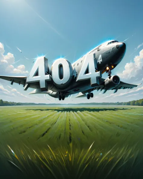 <lora:Harrlogos_v1.1:1>   <lora:404ra_v4.0.4:1>, 404 text logo, concept art, POV shot of a hefty Jet, jumping in a field, Hyperpop, glimmering transformation, 4K, <lora:Pavel_Sokov:0.8> painting, pavel, sokov