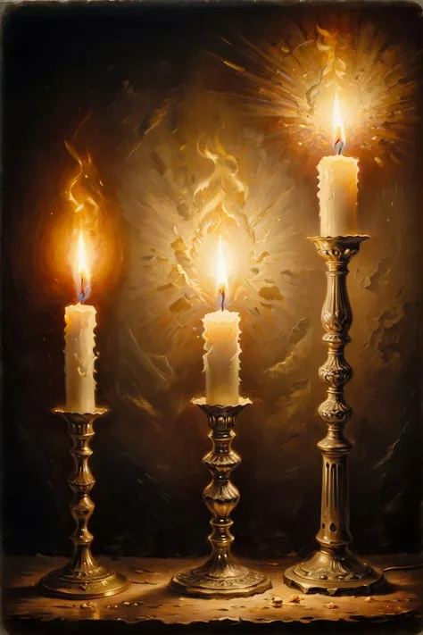 Light, Albumen, Relieving, glittering, "The Genesis of Future", it is Disciplined, vintage, back-light, Desaturated, Manic, Candle light, Happy, <lora:Pavel_Sokov:0.8> painting, pavel, sokov, <lora:xl_more_art-full_v1:0.6>