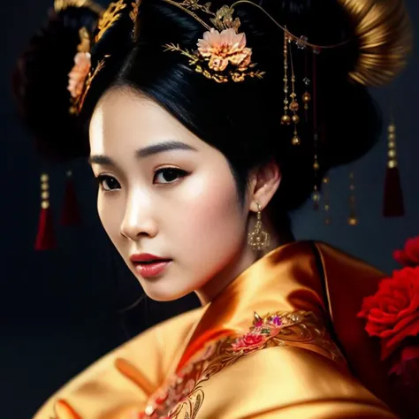 Lee Ji-Eun aka IU actress, diffuse lighting, fantasy, intricate, elegant, highly detailed, lifelike, photorealistic, digital painting, artstation, illustration, concept art, smooth, sharp focus, pretty woman, portrait, hyperrealistic photography