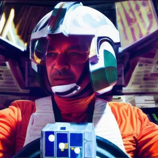star wars x-wing fighter cockpit view, <lora:starWarsRebelPilotSuit_v02:1>, helmet on, googles on, RAW photo, 8k uhd, dslr, soft lighting, high quality, film grain, Fujifilm XT3, https://www.dropbox.com/s/asypcvwvs7vx70x/Yilmaz%20220504.jpg?dl=0