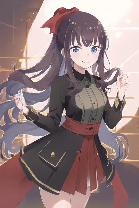 <lora:hifumi-000002:1>,((masterpiece,best quality, detailed)), ultra-detailed, detailed hair,cowboy shot, (1girl:1.2), solo,( long hair:1.3), (floating hair:1.2), (smile:1.1),medium breasts, standing,<lora:pastelMixStylizedAnime_pastelMixLoraVersion:0.8>