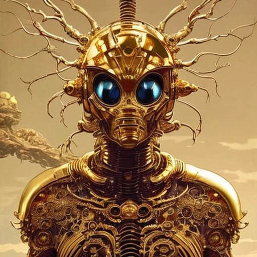 portrait of alien creature that looks like (octopus:human:0.5), cosmonaut helmet, cybernetic helmet, (golden details:1.7), piercing eyes,powerful figure, striking appearance, intricate tattoos, scars, hooded robe, hides their face, only their eyes visible through the shadow, tentacles, (black), (blue dark), (Frightening:1.3) (RFNKTRY), vaporwave, synthwave, cyberpunk, (by Artist Akihiko Yoshida:1.3),(by Artist Ross Tran:1.3),(by Artist Tsutomu Nihei:1.3),masterpiece, 4k, HD, art by nvinkpunk