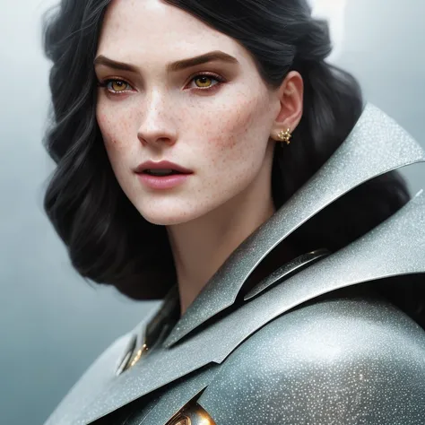 high detail RAW color Photo of pale beautiful 30yo woman with angular face, pointed chin, feminine, large eyes, cape, realistic, symmetrical, highly detailed, harsh lighting, cinematic lighting, art by artgerm and greg rutkowski and alphonse mucha, ((tornado, sparks, embers)) quad tails, serious eyes, contrast, textured skin, cold skin pores, 45 degree, hard light, gigapixel, feet visible, flawless face, freckles, 8k resolution, beautiful, cinematic, elegant, hyperrealistic, octane render, unreal, high definition, 8k resolution, highly detailed, photo taken with Sony a7R camera, DSLR lens