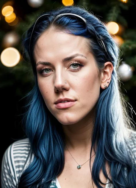 RAW photo of 20 years old alissawhitegluz-ti, natural lighting, 8k uhd, dslr, high quality, film grain, Fujifilm XT3, <lora:add_detail:0.7>, by Peter Lindbergh, christmas theme, young