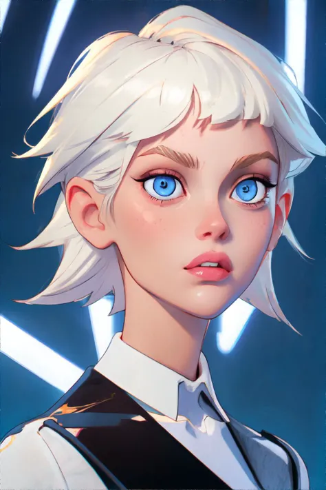 <lora:flatartstyle:1.00>, 1girl, platinum blonde blunt cut, light blue eyes || <lora:flatartstyle:0.2>