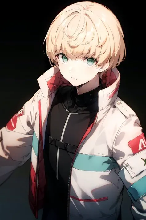 photorealistic, (4k), depth of field, (Masterpiece), (realistic skin texture), extremely detailed, intricate, hyper detailed, high resolution, professional photography, bokeh, depth of field, sharp detail, best quality, looking at viewer, 1boy, solo, male focus, <lora:michael_synduality_noir:0.96>, michael_synduality_noir, blonde hair, green eyes, , devil costume, hard science fiction,