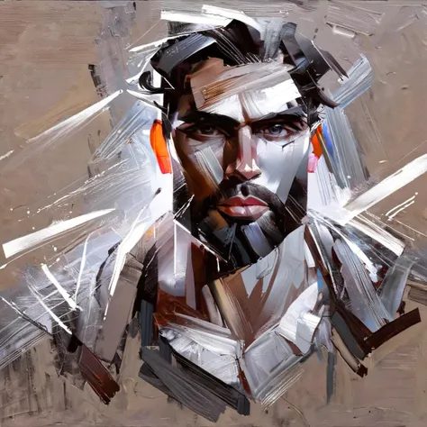 drawix13 expressive acrylic painting, portrait of an man, detailed, sharpen <lora:drawix13:1>