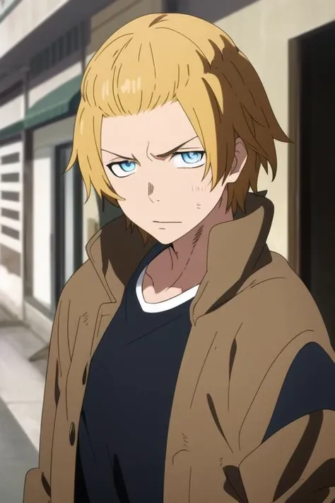 masterpiece, best quality, high quality, 1boy, solo, male focus, looking at viewer, upper body, <lora:boyle_arthur:0.84>, boyle_arthur, <lora:animemix_v3_offset:0.55>