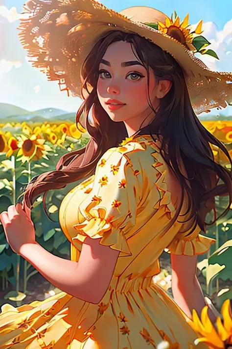 Merger_maialga_rayze,
(walking through a field of sunflowers wearing a (summer dress:1.3) and sun hat, field, sunflowers, summer, scenic:1.2),
bokeh, f1.4, 40mm, photorealistic, raw, 8k, textured skin, skin pores, intricate details <lora:epi_noiseoffset2:1>, epiCRealism <lora:ClothingAdjuster3:-1>