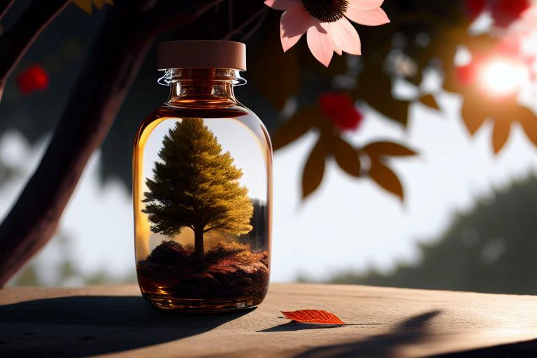 dreamlikeart tree in a bottle, fluffy, realistic, photo, canon, dreamlike, art, colorfull leaves and branches with flowers on top of its head, hyperdetailed photorealism by greg rutkowski, - h 1024 w 804 | f 1 6 lens mark 2:2 s 3555 mm film grain :1, lifelike, high res, sharp focus contrast, intricate detailed atmospheric light refraction lighting unreal engine 5 cinematic concept photography masterpiece, octane render,