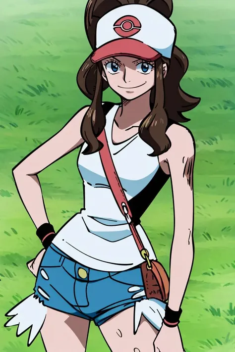 <lora:Oda_Eiichirou_Animation_Style_Dim32:1>, ((masterpiece,best quality)), absurdres, long hair, <lora:hilda1-000010:1>, solo, smile, def1, solo, smiling, looking at viewer, cowboy shot, cinematic composition, contrapposto,