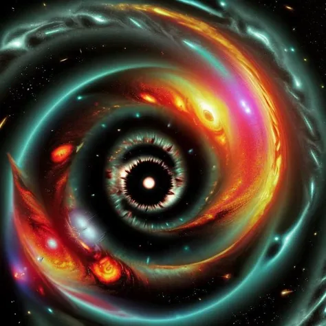 jumpcut to Abell 1201 biggest blackhole morphing into an eye macro shot in existence , a glitch in simulation, CELESTIAL GLOBE,
BLACK BACKGROUND,SIMPLE BACKGROUND,NO HUMANS
(fractal-flame:1.2) ) <lora:BetaCelestialBodyDesigner>