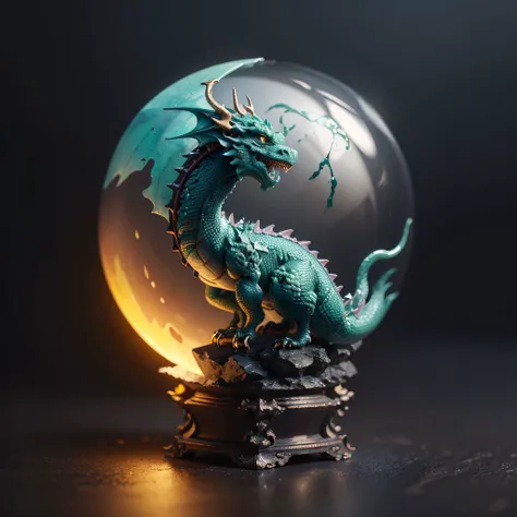 (no humans:1.5),(jade carving dragon),High Detail,Sharp focus,full body,(closeup),realistic details,miniature sculpture,(jade:1.3),three-dimensional,3D,blender,C4D,<lora:jade:0.6>,<lora:PlanetDesignerV1:0.6>,jade celestial globe,black background,simple background,floating,, (masterpiece, best quality, high quality, highres, ultra-detailed),