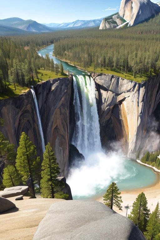 america yosemite, (masterpiece), (portrait), (raw photo), (extremely detailed CG unity 8k wallpaper) Intricate, Sharp focus, dramatic, photorealistic art