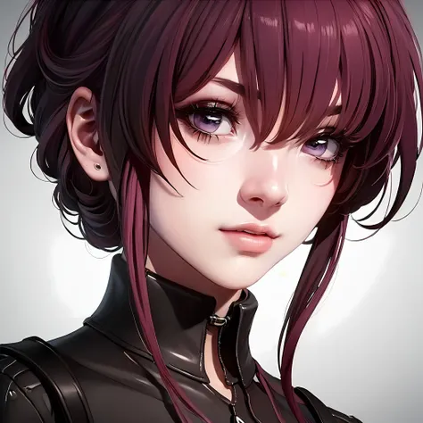 1girl , evil expression , close up shot , evil eyes , gloomy particles <lora:kafka-05:0.7>