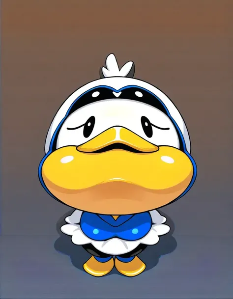 Duckling in Lawyer outfit, no humans