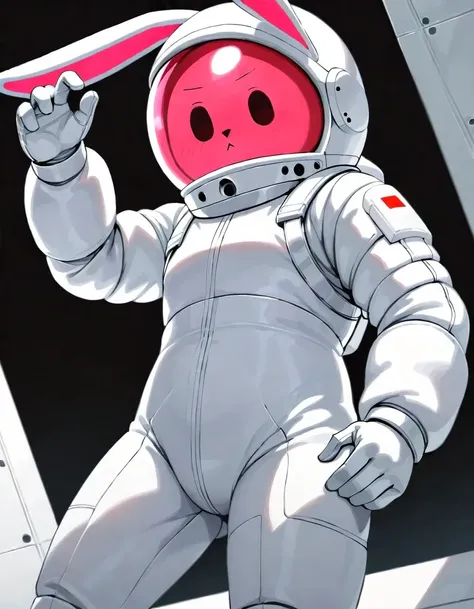 Rabbit in Astronaut outfit, no humans