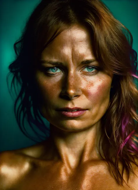 portrait of sks woman, feminine, epic (photo, studio lighting, hard light, sony a7, 50 mm, matte skin, pores, colors, hyperdetailed, hyperrealistic), <lora:locon_marylynn_v1_from_v1_64_32:1.4>