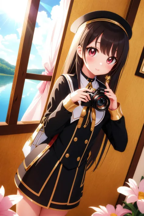 1girl, [ (romanticism art stylized by Théodore Chassériau:1.0) | (Walter Battiss:1.0) | (Temmie Chang:1.1) ], detailed Cosplay Photograph, Westernpunk, hyper detailed, two shot angle of a Duckcore [Doubtful|Narrow] ("The Yada Yada":1.3) , from inside of a Gentle Tuscany, crowded lake and flowers, Hazy conditions, equirectangular 360, Sci-Fi, Lens Flare, sharp, focussed, Canon eos 5d mark 4, Fish-eye Lens, Mono Color, Gold Leafing, behance, dslr, Flickr