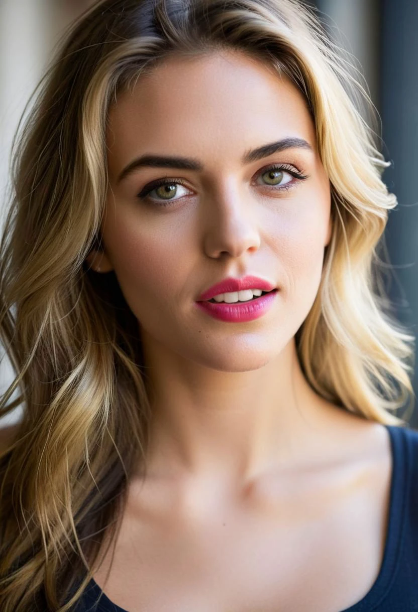 portrait of a young embittered feminist passionately hungry for sex