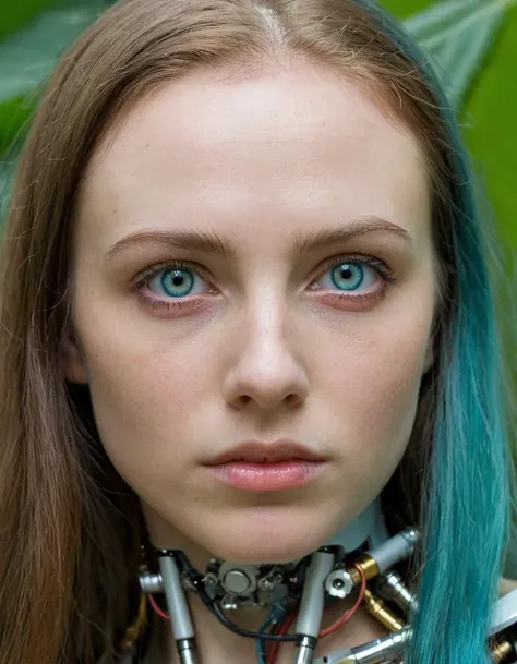 RAW photo portrait
<lora:Zoe:0.65> zoe, long hair, heterochromia, multicolored hair, (exosqueleton, mechanical part, robotic:1.2)
Intricate Teal Knight's armor with Shotgun
Heroic stance
deep sea, jungle,mantelshelf
(natural skin:1), (skin details, skin texture:1.1), (skin pores:0.5), (skin imperfections:0.3), extremely detailed, absurdres, sharp focus, volumetric lighting, subsurface scattering
<lora:add-detail-xl:1.0>