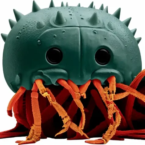 full_body, monster, solo, spikes, teeth, transparent_background