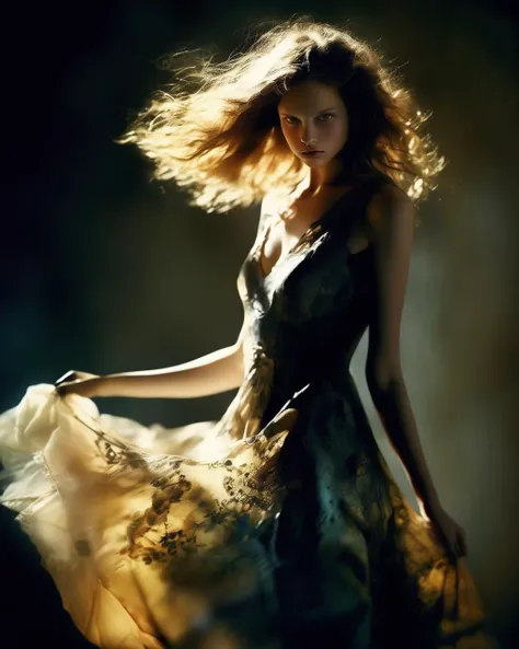 1 girl, dress
detailed, dramatic lighting, shadow,
by Paolo Roversi
(best quality, masterpiece, photorealistic)