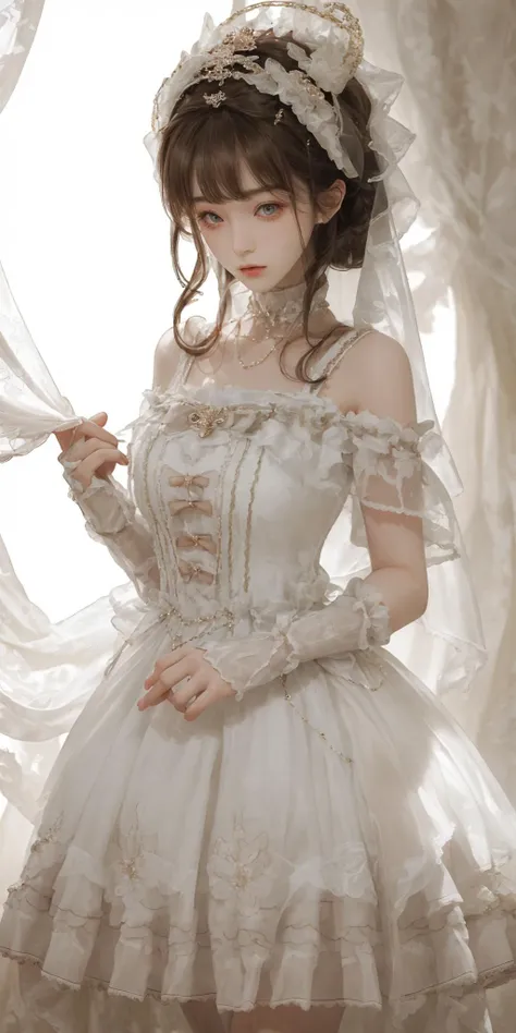 (best quality, masterpiece, high resolution, glow, flood, lens glare, wide angle), sunlight, full body, 1 [Chinese|Russian|Japanese|Korean] girl, solo,((mei red:1.1) clothes), necklace, jewelry, long hair, earrings, super delicate face, beautiful face, perfect hands,full face blush, (perfect eyes) and ( long eyelashes: 1.4), glowing pupils, (white stockings: 0.9), realism, (high detail skin: 1.2), 8k ultra hd, DSLR, high quality, volumetric lighting, frank, high resolution, 4K, 8K, background bokeh, dream forest, radiant garlic, feather drop effect, morning, foreground, f/16