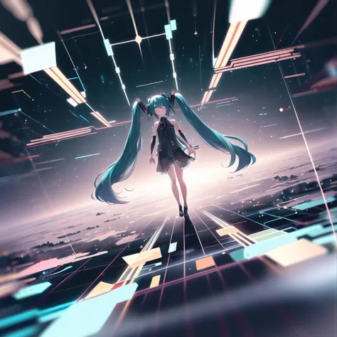 <lora:NodesTech-20:1.1>, nodestech, nodestech, data-space ,floating nodes ,holographic,glowing eyes,
1girl, hatsune miku,