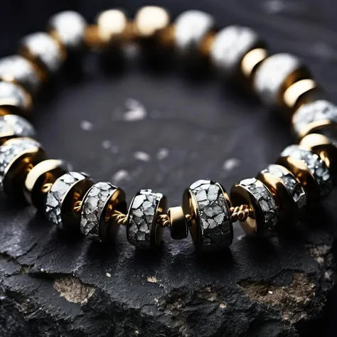 cinematic photo jewelry, oldstone bracelets, (masterpiece,best quality:1.6),Fearful, Contax G1/G2 Camera ,film camera, , cracked sandstone weathered, dark, simple background
<lora:sandstone-SDXL-m:1> . 35mm photograph, film, bokeh, professional, 4k, highly detailed
