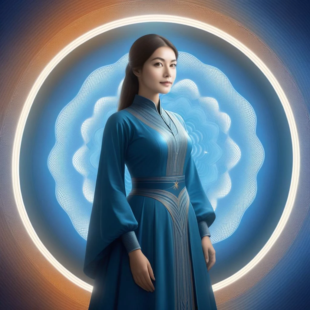 <lora:SDXL duzexi CF cline:1>,cline,bezier curve girl,cline girl, meditation, spirituality, interstellar civilisation, mysticism,
1girl,solo,best quality, high quality, highres, masterpiece, sharpening,nice face,
(((the background is a delicate continuously ordered beautiful monetary bezier curve, the girl's costume is a delicate continuously ordered beautiful monetary bezier curve, and the colour of the costume is the opposite of the background colour))),
<lora:SDXL DonMN01rXL CF DonMN01rXL:0.5>