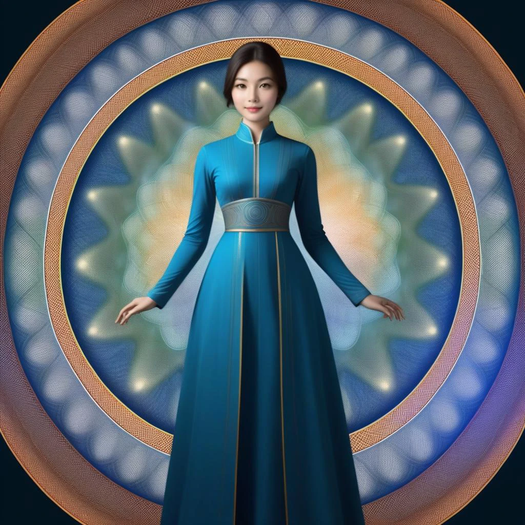 <lora:SDXL duzexi CF cline:1>,cline,bezier curve girl,cline girl, meditation, spirituality, interstellar civilisation, mysticism,
1girl,solo,best quality, high quality, highres, masterpiece, sharpening,nice face,
(((the background is a delicate continuously ordered beautiful monetary bezier curve, the girl's costume is a delicate continuously ordered beautiful monetary bezier curve, and the colour of the costume is the opposite of the background colour))),
<lora:SDXL DonMN01rXL CF DonMN01rXL:0.5>