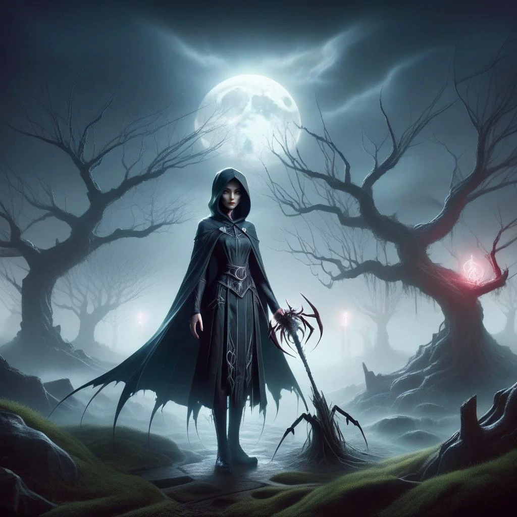 best quality, highres, masterpiece,ancient,fog, lightning, runes, moss, bare trees, dark moon, (dynamic pose), spider lily, completionist cape \(runescape\),
1girl, solo, (((runes skin))),futurism, postapocalyptic, ais-crsd,
<lora:SDXL ais-crsd-sdxl CF ais-crsd:1>